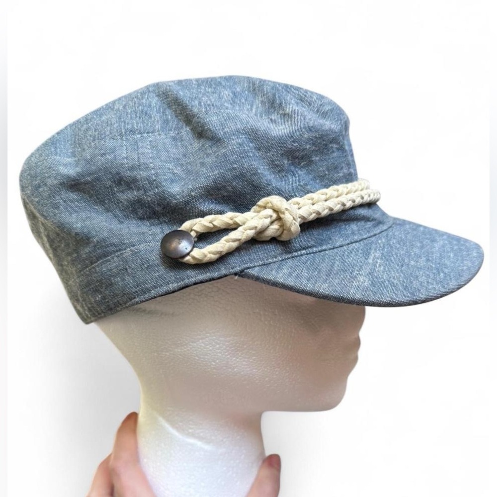 Brixton Brixton Rope Fiddler Mariner Cap Medium Gray Blue